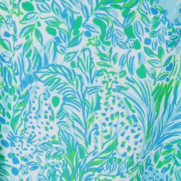 Lilly Pulitzer Luxletic Aila Skort Dandy Lions Hydra Blue sizes small&Medium NWT - Picture 2 of 5